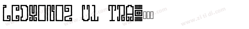 LCDMono2 U1 tra字体转换